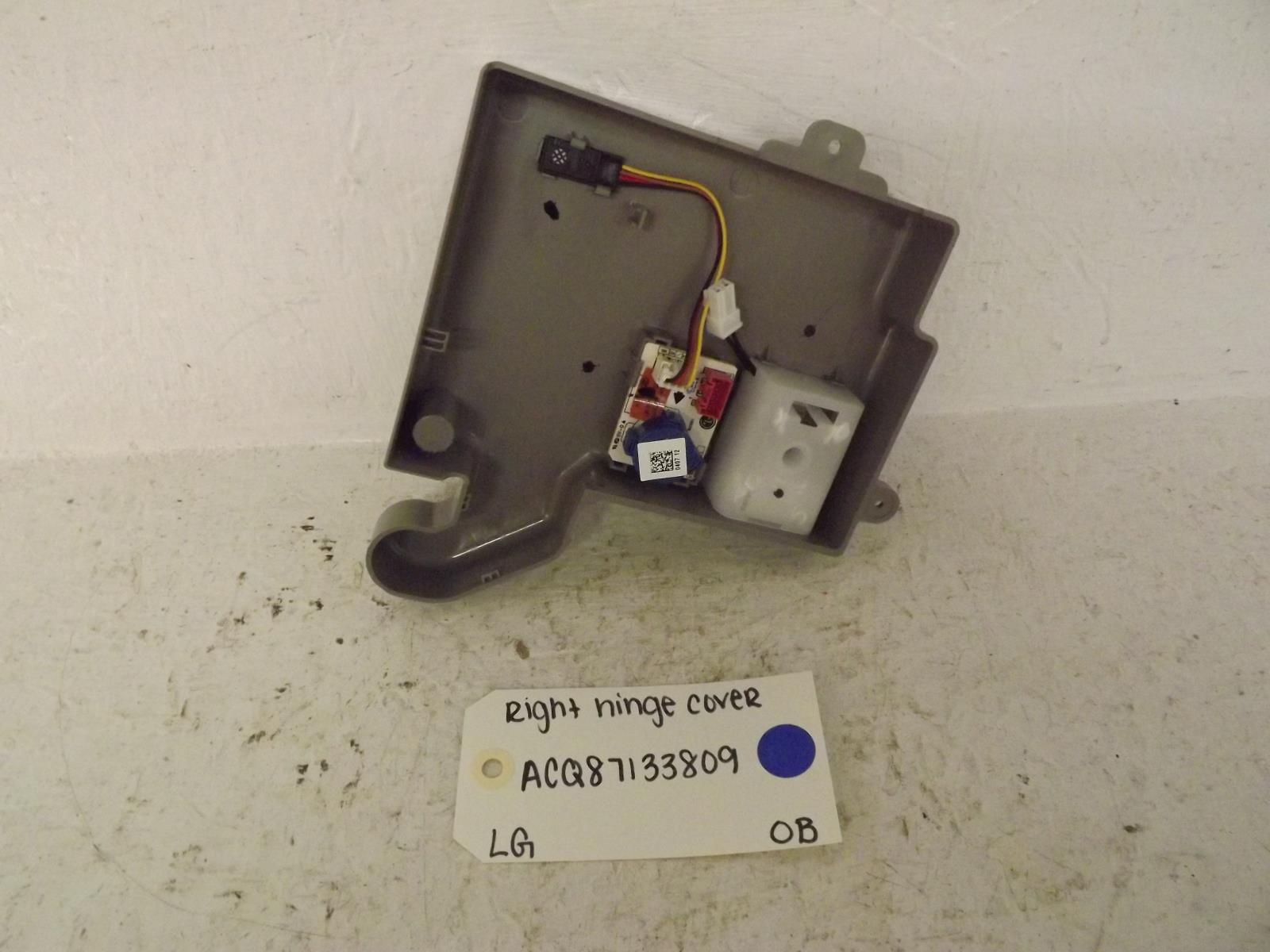 LG Refrigerator ACQ87133809 Right Hinge Cover Open Box LG Refrigerator ACQ87133809 Right Hinge Cover Open Box